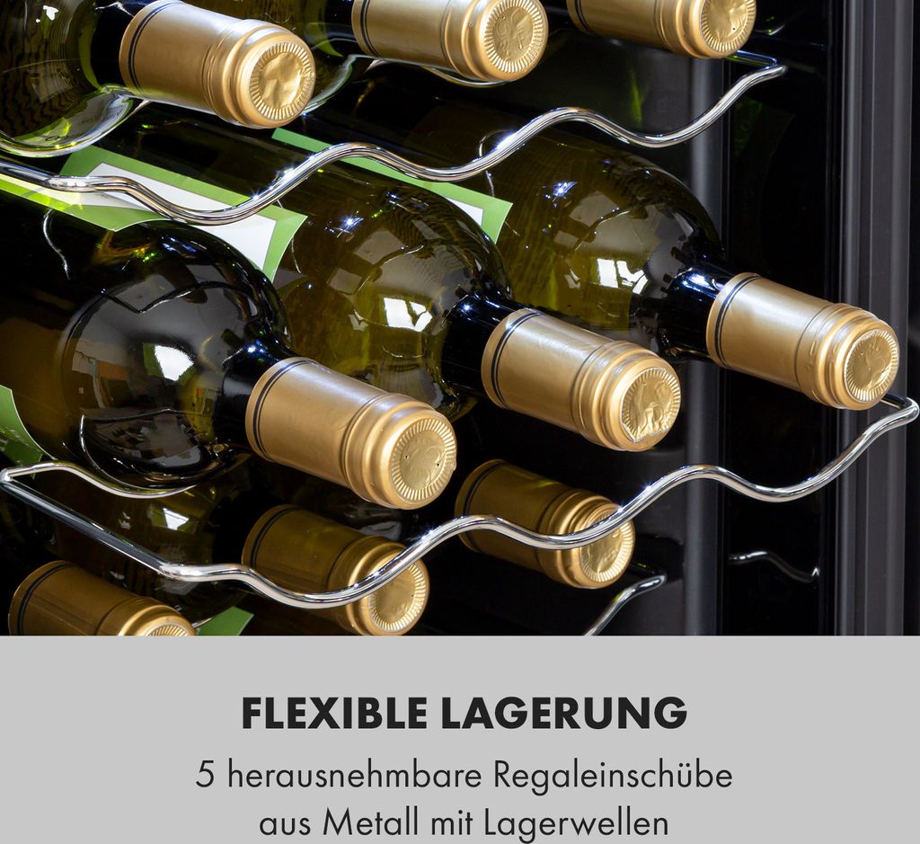 Klarstein Weinkühlschrank, 1 Zonen Getränkekühlschrank Produktbild 8