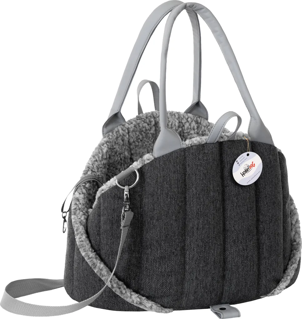 Trasportino Cane da Viaggio Inari Nero 47x29x32 | Borsa Fashion Pet