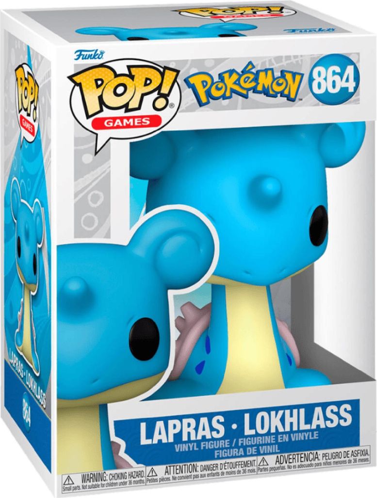 Pokémon - Lapras Lokhlass 864 - Funko Pop! Vinyl Figur Produktbild 