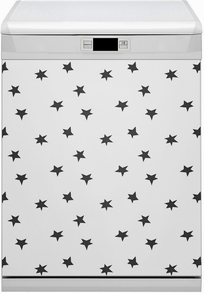 Magnete Dekorative Magnet Folie für Geschirrspüler 60x70 cm Küche - Sterne