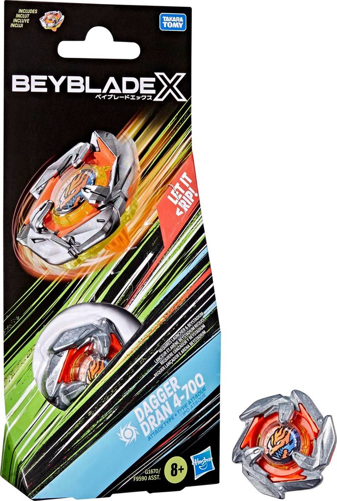 Hasbro Beyblade X Dagger Dran 4-70Q Booster Pack