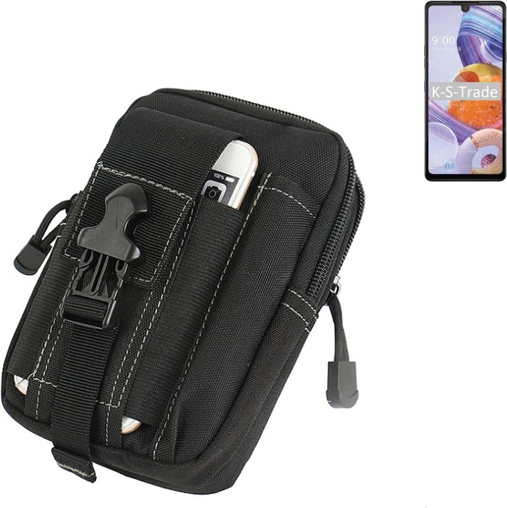 K-S-Trade Gürtel Tasche kompatibel mit LG Electronics Stylo 6 Gürteltasche Holster Schutz Hülle Handy Hülle Smartphone outdoor Handy-Hülle