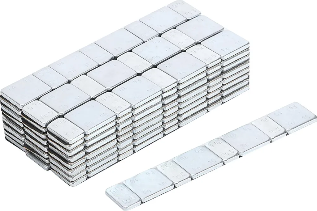 Blocs d'Équilibrage Roue de Voiture pour Conduite Fluide - Lot de 25x60g