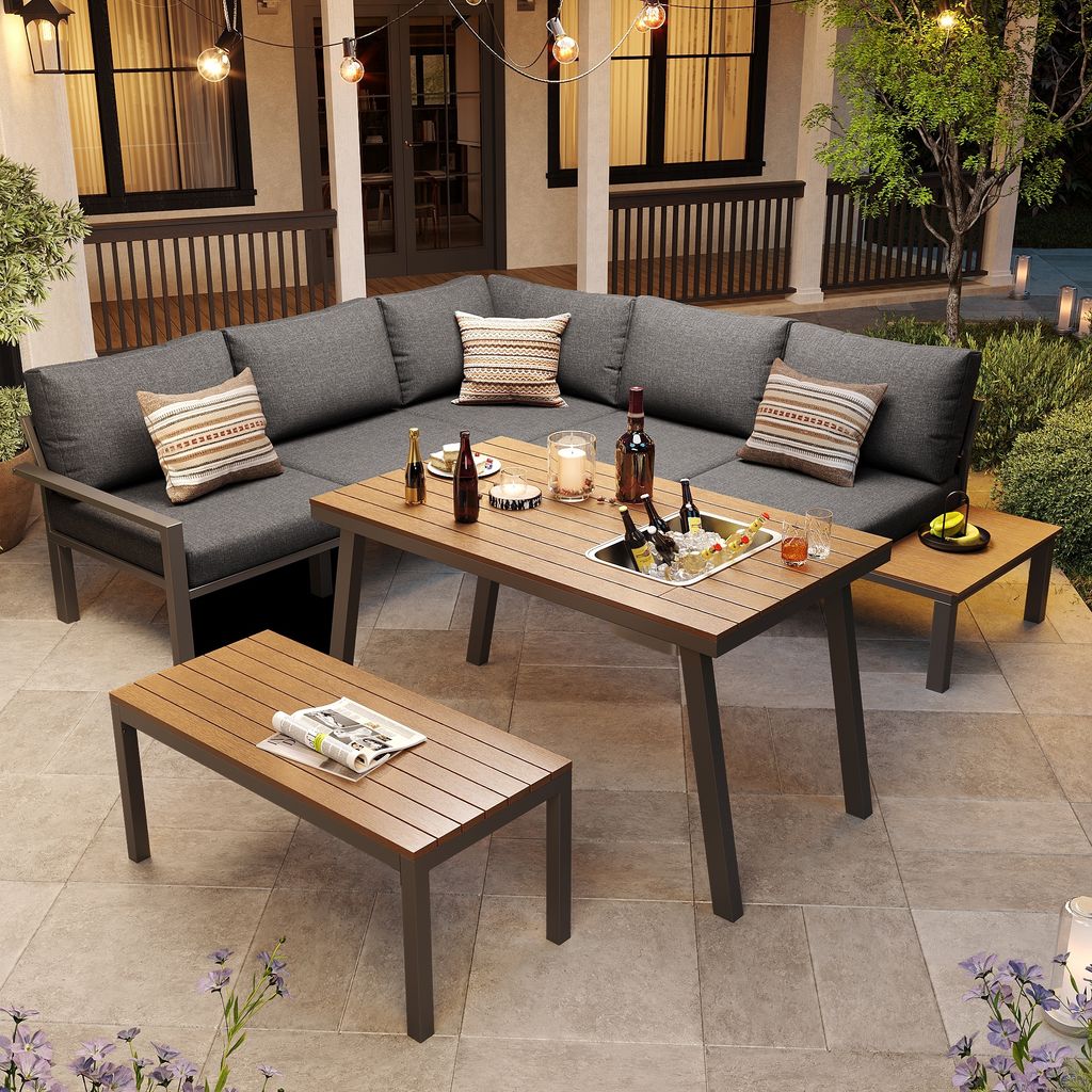 MODFU Zahradní Lounge set, Zahradní pohovka set, Lounge Obrázek produktu 