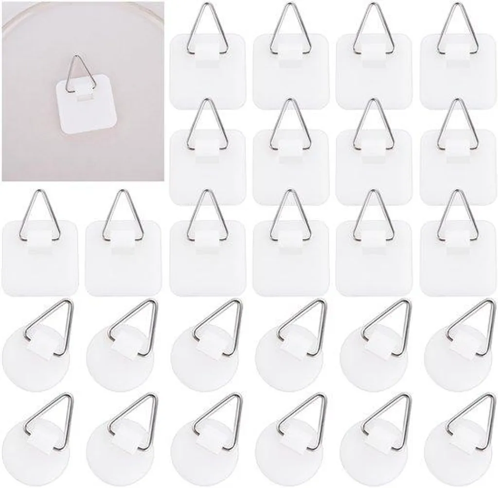 Porte-étiquettes en plastique adhésifs verticaux - Lot de 30 pièces