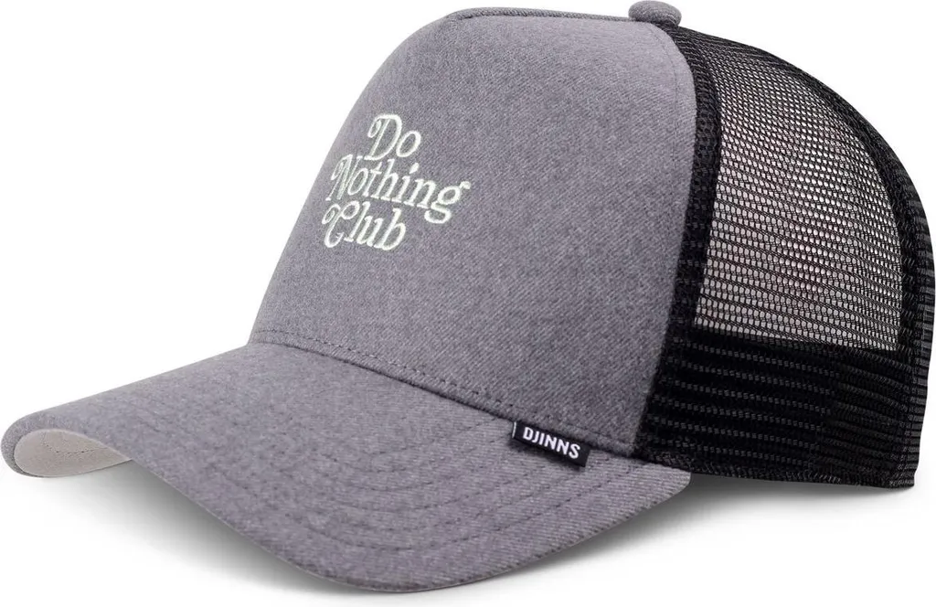 Casquette Djinns HFT Trucker Cap DNC Wooly Grise Anti-Transpiration