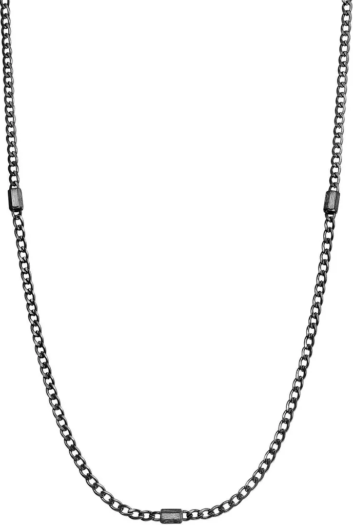 Collier Homme Argent Brosway - Ajustement Parfait sans Irritation 49 cm