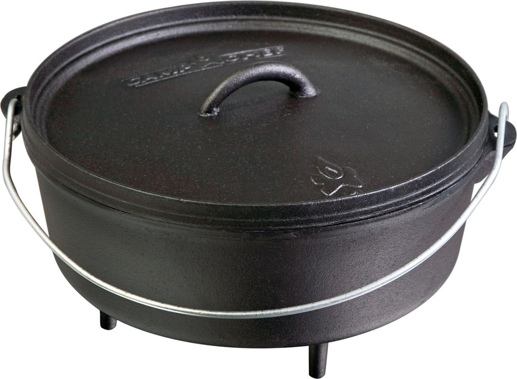 Camp Chef Classic Dutch Oven Set Schmortopf aus Gusseisen Grill BBQ Outdoor : SDO12