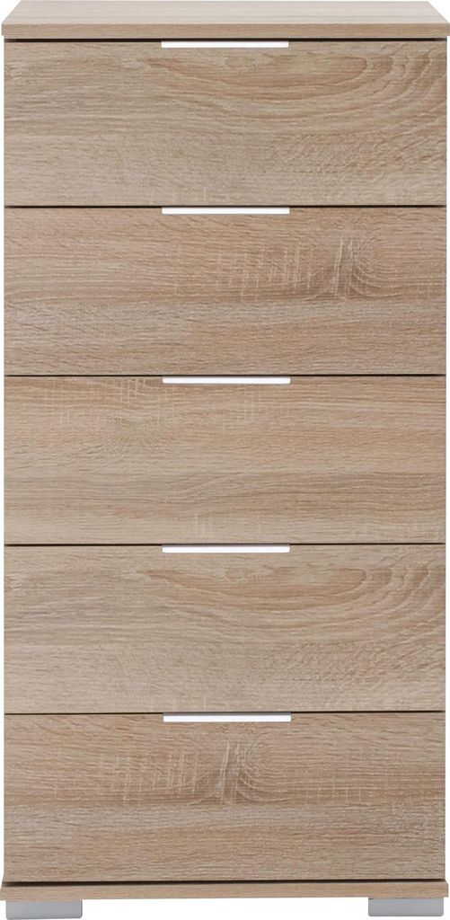 Schubkastenkommode Easy Plus Kommode 49x41x102cm Farbe wählbar,Eiche sägerau