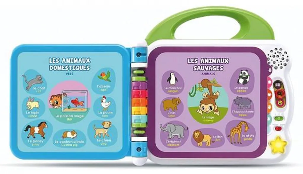 Livre éducatif bilingue VTech imagier interactif pour bébé dès 18 mois