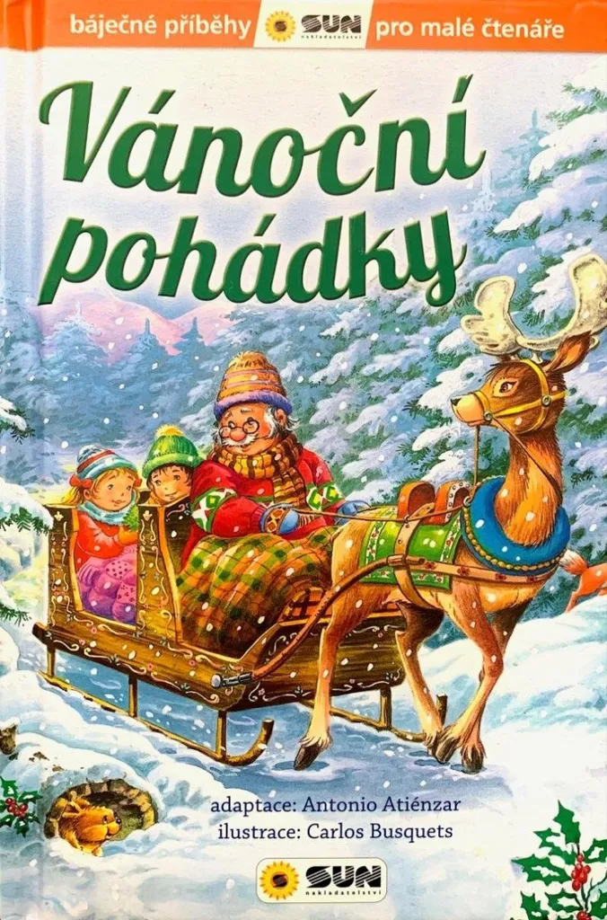 Recueil de contes de Noël avec de magnifiques grandes illustrations