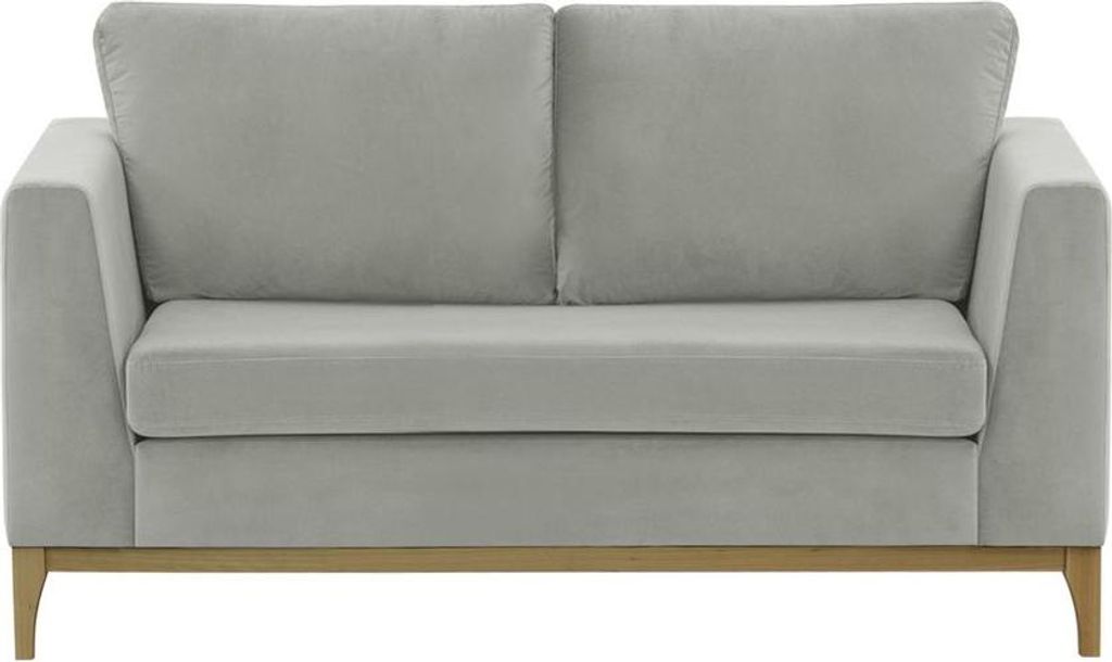 Zweisitzer-Sofa Gosena Wood-Velluto 15-wax black
