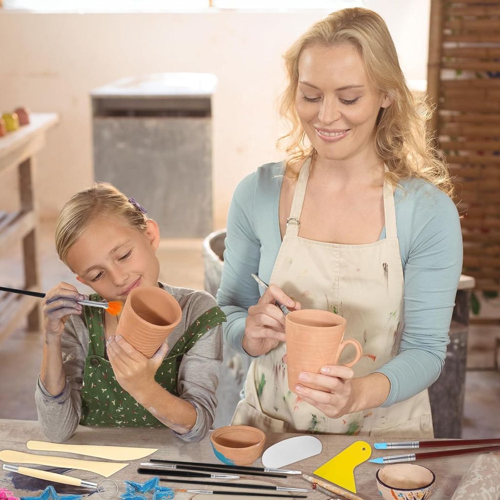 Töpferwerkzeug - Töpferwerkzeugset - Modellierwerkzeug - Tonwerkzeug - Modellierset - Bildhauerei - Töpfern - Modellierwerkzeug - Tonwerkzeug - ...