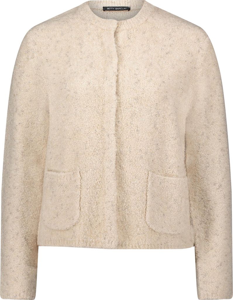 Strickjacke Kurz 1/1 Arm 9104 Pastel Sand Größe 42
