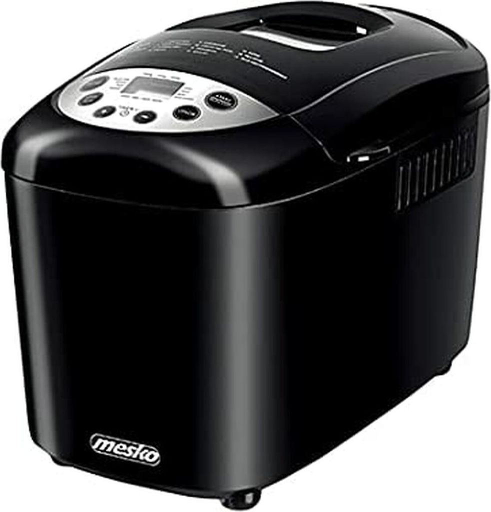 Mesko Brotbackautomat 850 Watt 15 Programme LCD Display Timer