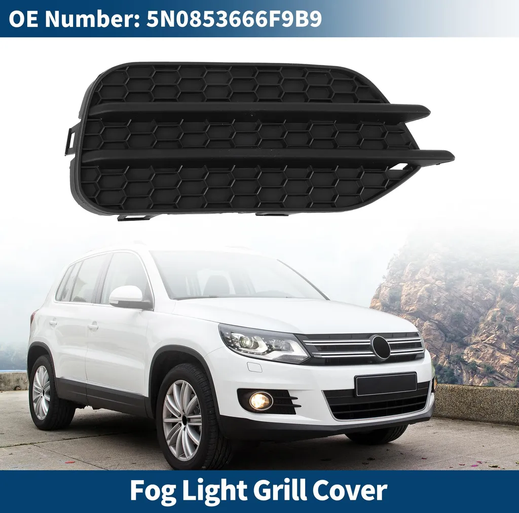 Cache de Protection Antibrouillard Avant Droit pour VW Tiguan 2009-2017
