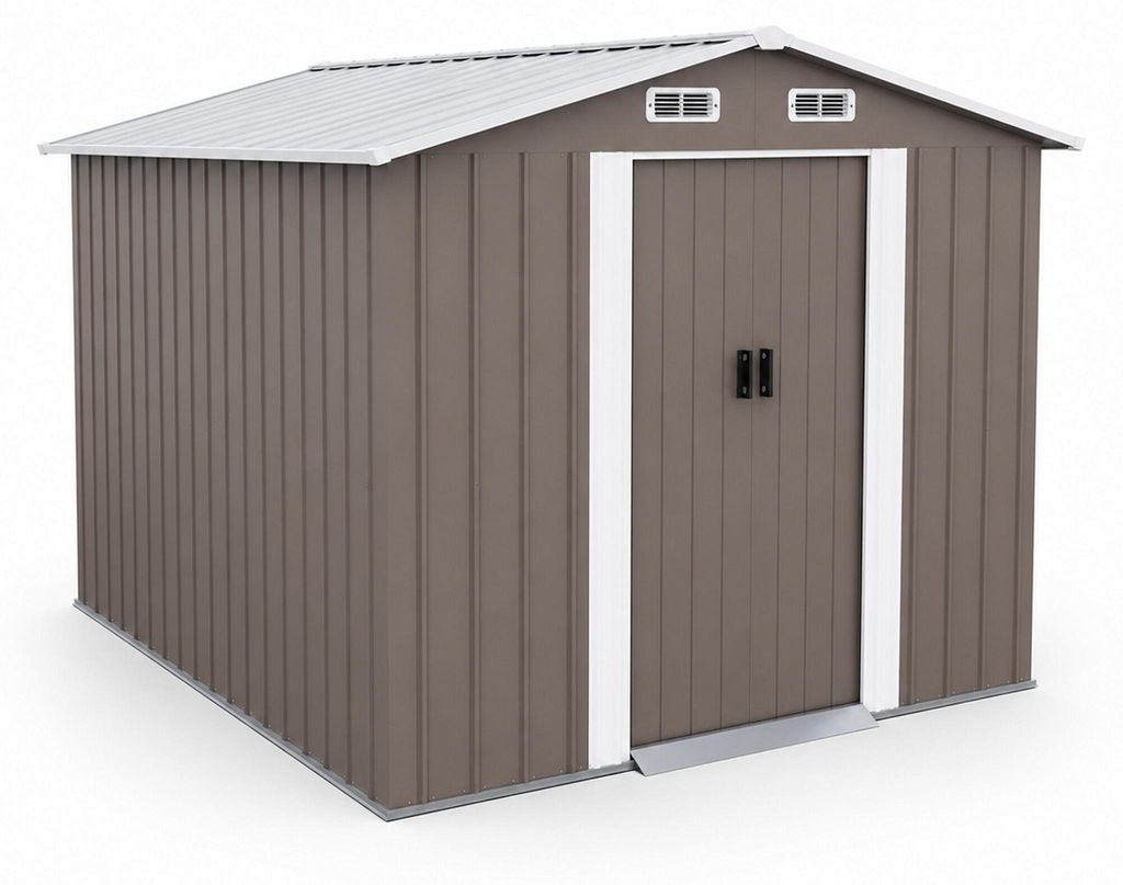 Aga Casetta da giardino 303x236x190 cm Grigio-marrone Immagine del prodotto 