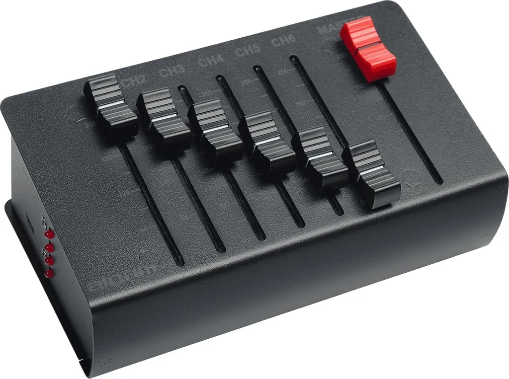 Contrôleur DMX 6 voies Algam DMX-6 Plus pour soirées DJ et scènes