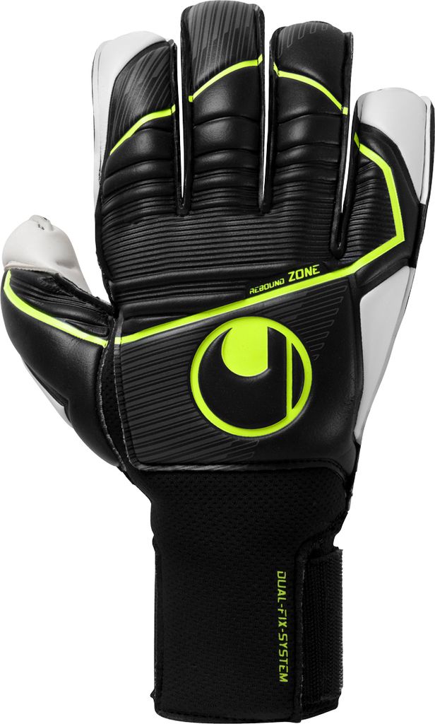 uhlsport Torwarthandschuhe ABSOLUTGRIP FLEX FRAME CARBON Unisex 1011347_01 fluo gelb/schwarz 8