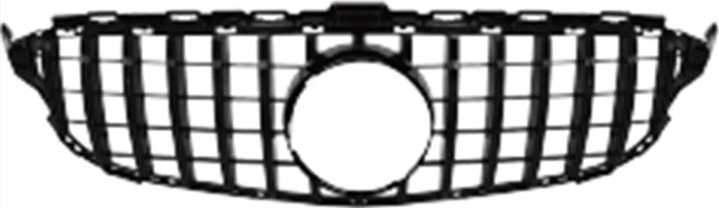 Calandre Frontale GT pour Mercedes W205 2015-2018 Finition Noir Mat