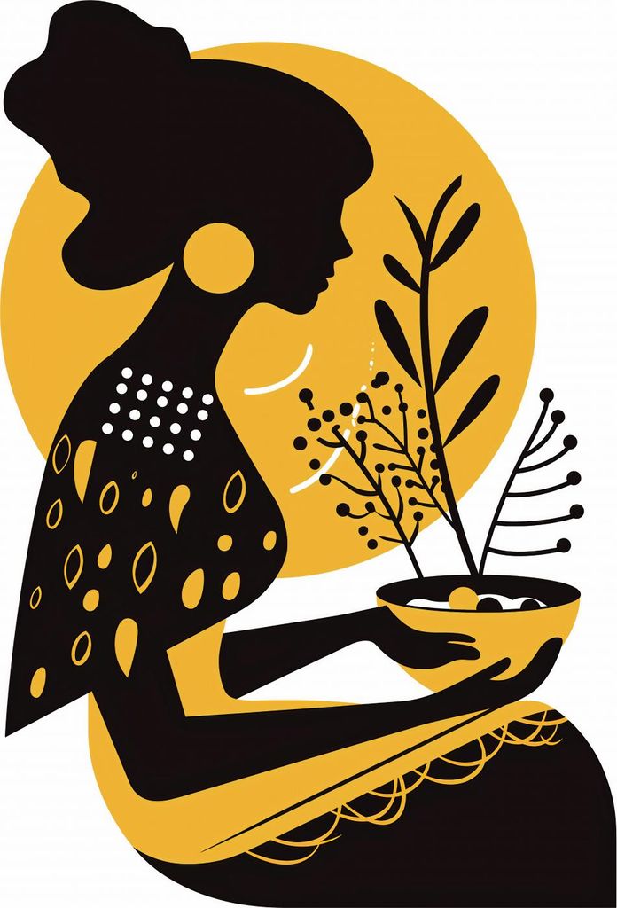 Plakat 39,5x55cm Frau und Natur