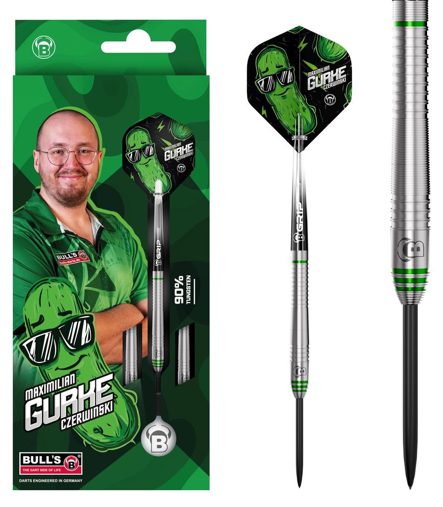 BULL'S Max "Gurke" Czerwinski Steel Dart - 25g -- 1 Satz