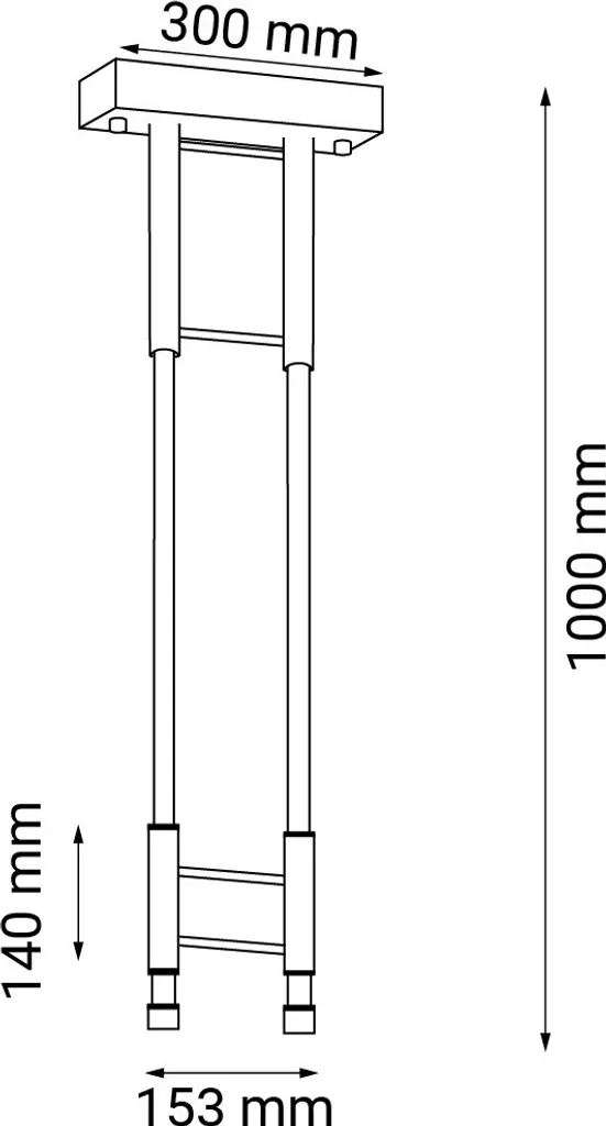 Lustre LED ALHA éclairage puissant 4186lm contre les zones d'ombre