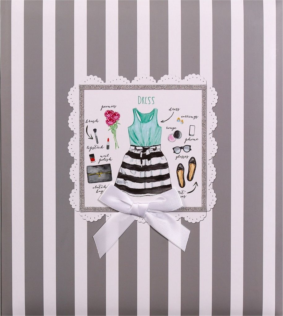 Fotoalbum für Fotoecken FASHION LINE Grau