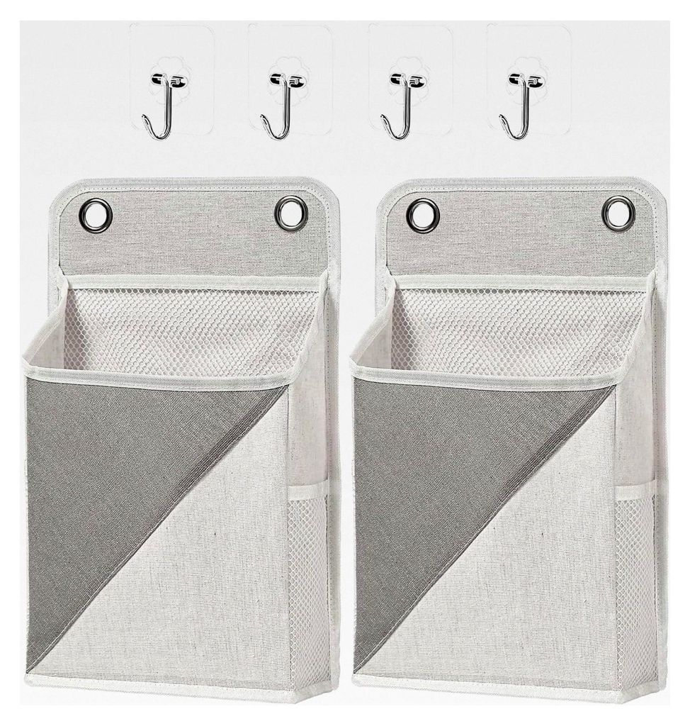 2 Stück Wandaufbewahrungsorganizer Tasche Hängende Körbe zur Wandorganisation