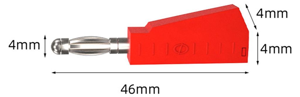 10 Stück Jumperkabel mit Bananensteckern für Steckbrett, farbig, flexibel, Silikon, elektrische Prüfkabel