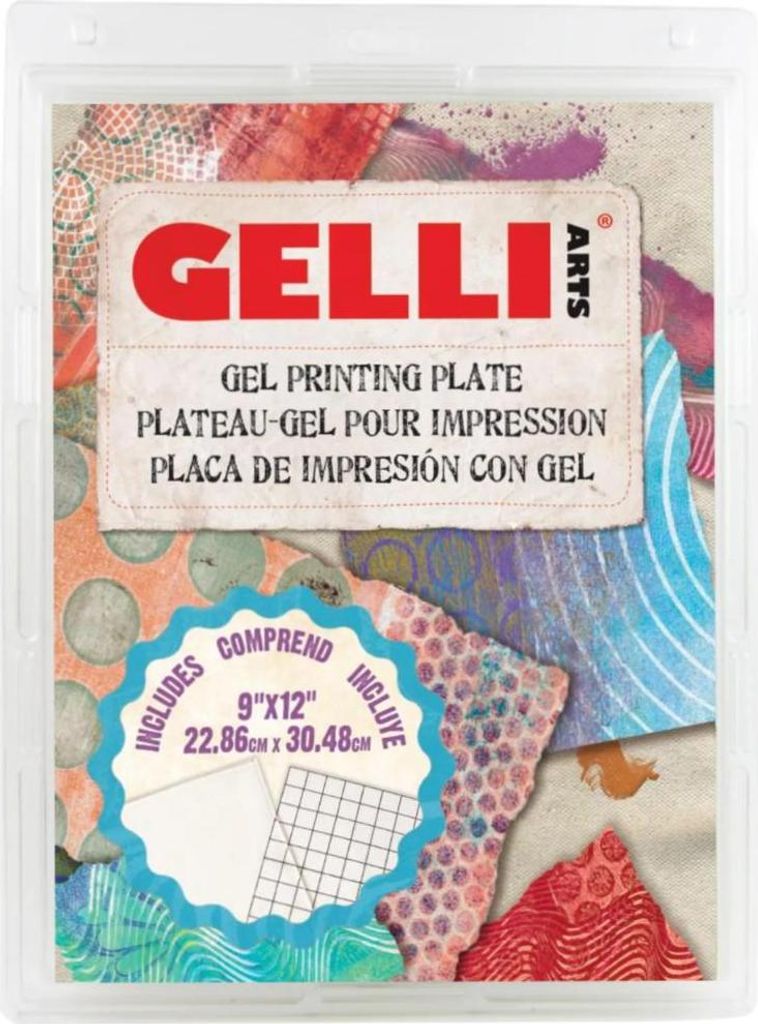 Gelli Arts Gel-Druckplatte 22,9x30,5 cm - Kreatives Bastelmaterial