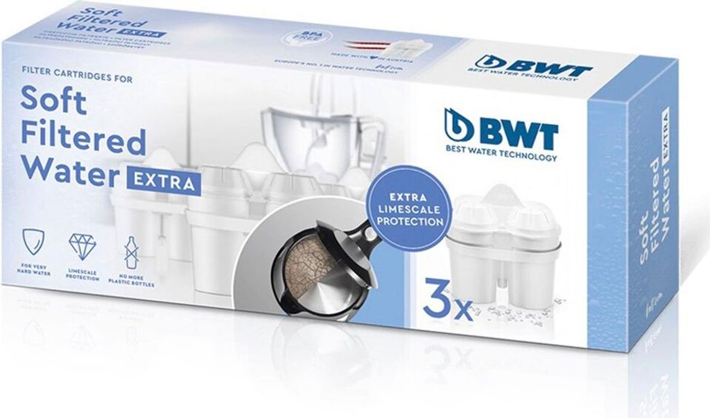 BWT 814873 3er Pack Soft Filtered Water EXTRA