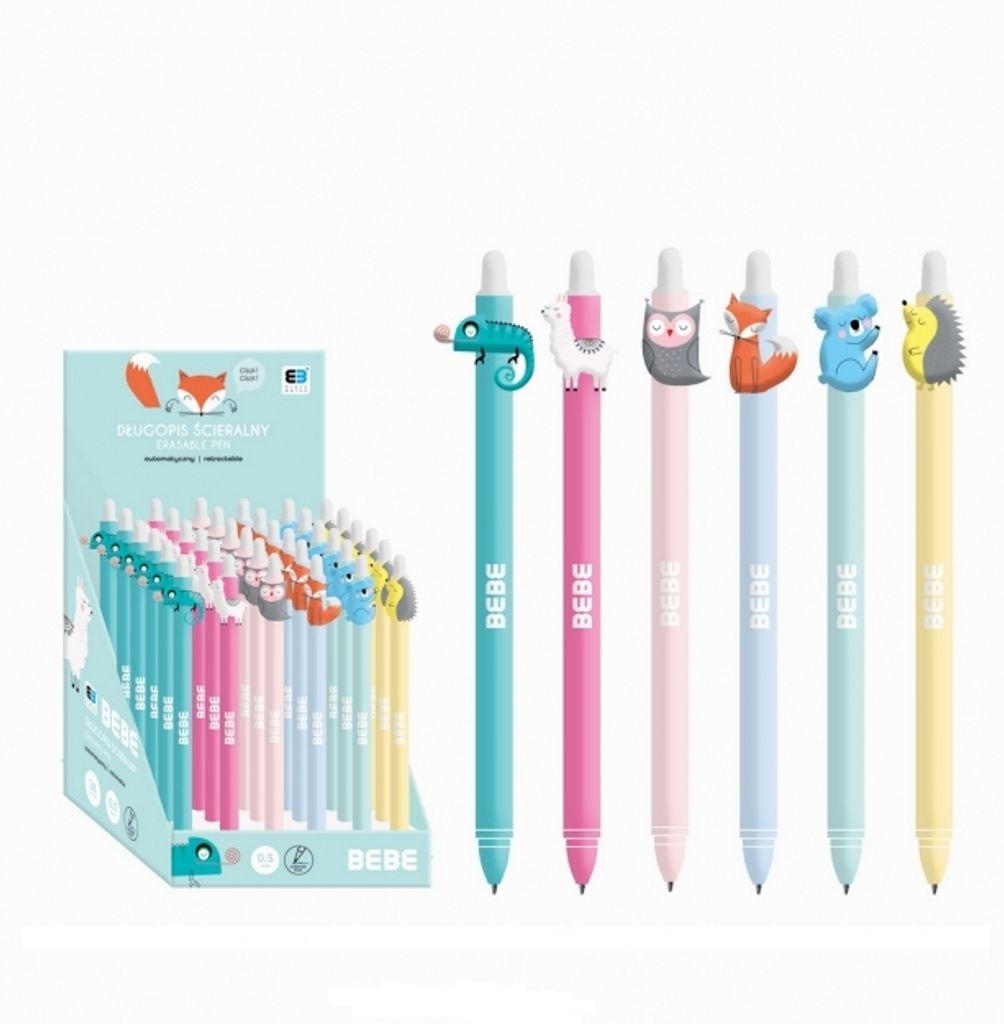 InterDRUK RadierbarerStift BEBE 0,5mm 6fach sortiert