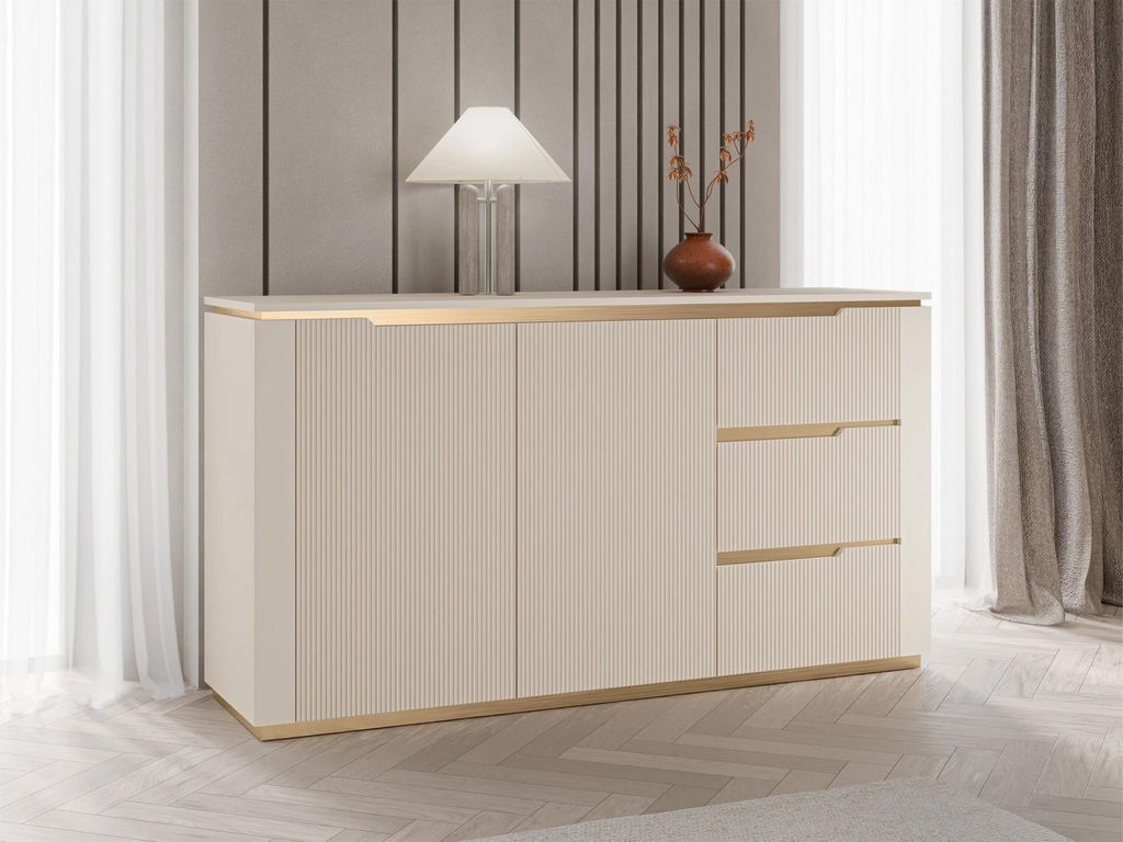 MIRJAN24 Kredens Hilafin 2D3S, Stylowy salon, kredens z Zdjęcie produktu 