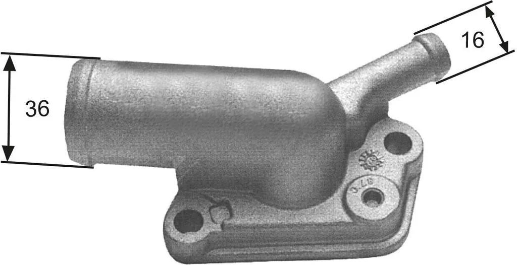 Thermostat d'eau GATES TH12087G1 - Pièce OE 7581200 pour Fiat Tipo