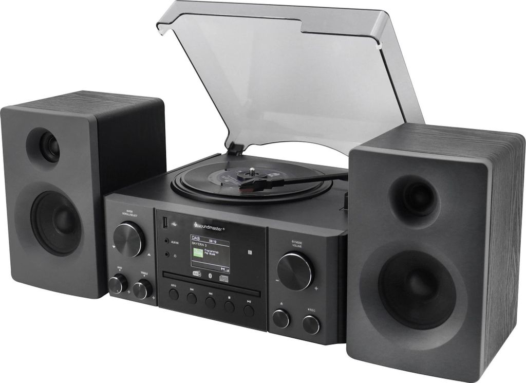 soundmaster MCD1950 Schwarz Stereoanlage (mit Produktbild 