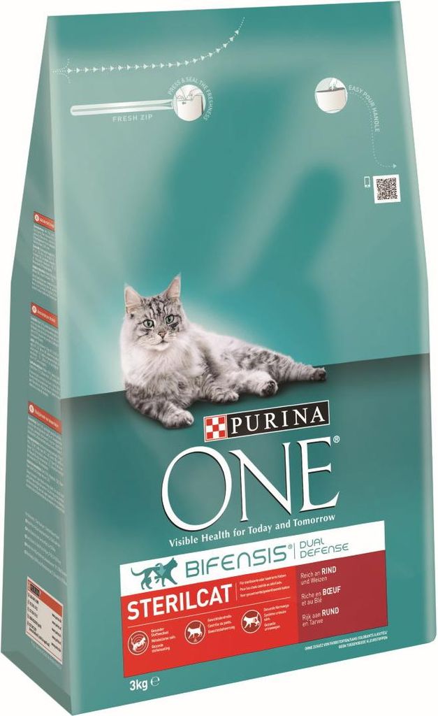 Purina ONE Sterilcat con manzo 3 kg Immagine del prodotto 