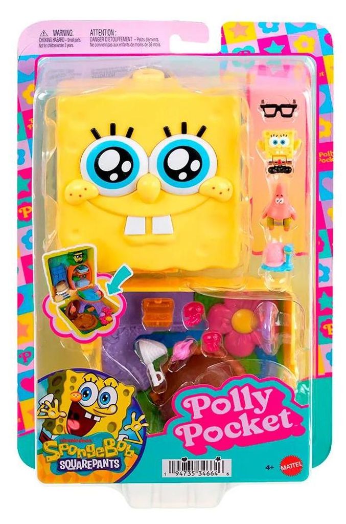 Polly Pocket SpongeBob Brust Produktbild 