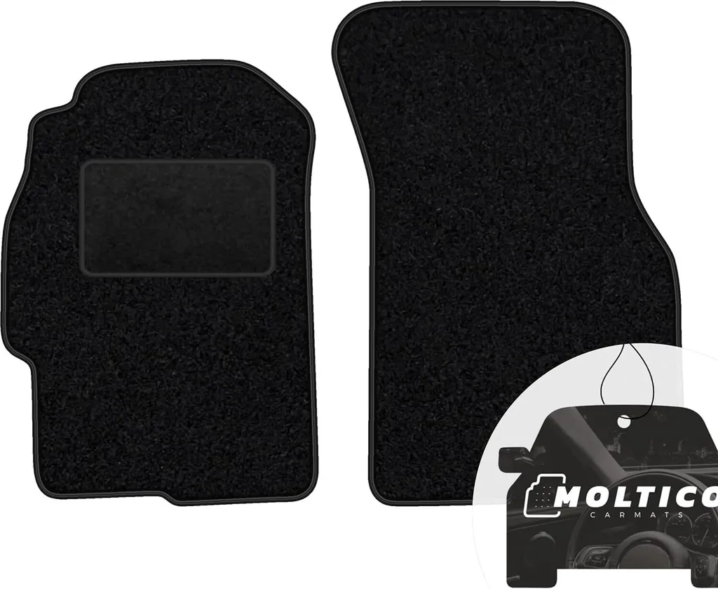 Set Tappeti Anteriori Rover 600 (93-00) Velours Nero Antiscivolo