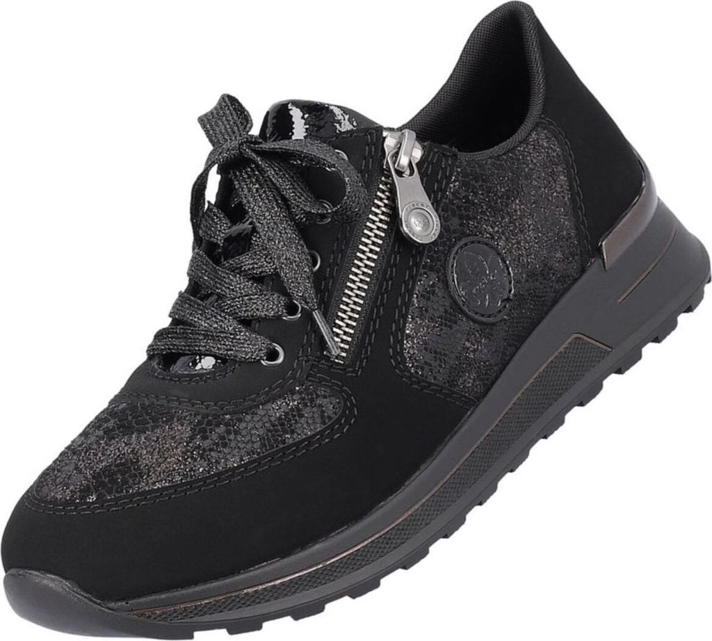 Rieker Damen Halbschuhe Schwarz - Extra Weit Produktbild 