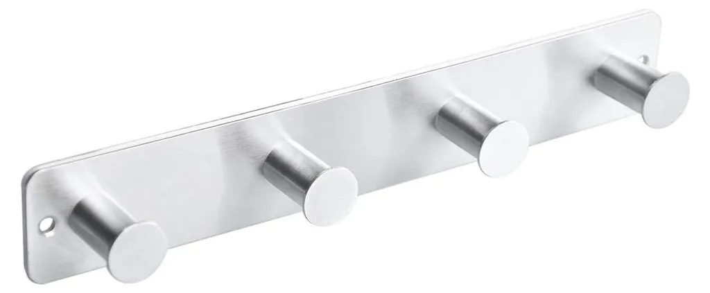 Patère de salle de bain pour serviettes, crochets muraux de cuisine inox