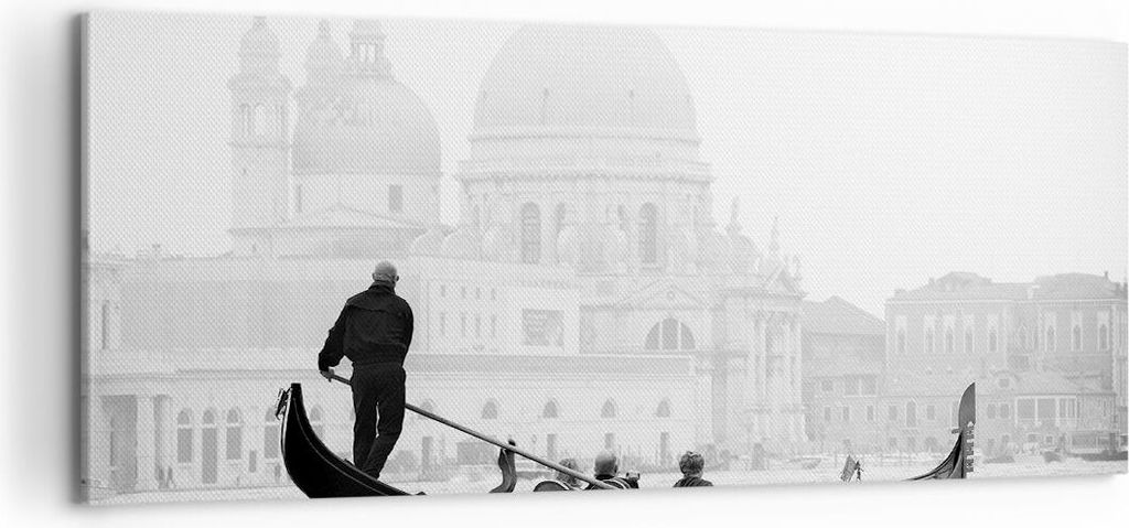 Bild auf Leinwand - Leinwandbild - Venedig Basilika - 100x40cm - Wand Bild - Wanddeko - Wandbilder - Leinwanddruck - Bilder - Kunstdruck - Wanddeko...