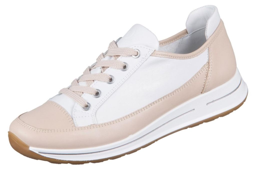 Ara Damen Schuhe mit Schnürung, Reißverschluss, weiter Passform und sportlicher Keilsohle