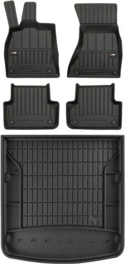 Set tappetini di gomma su misura per Audi A4 B8 (2008-2015