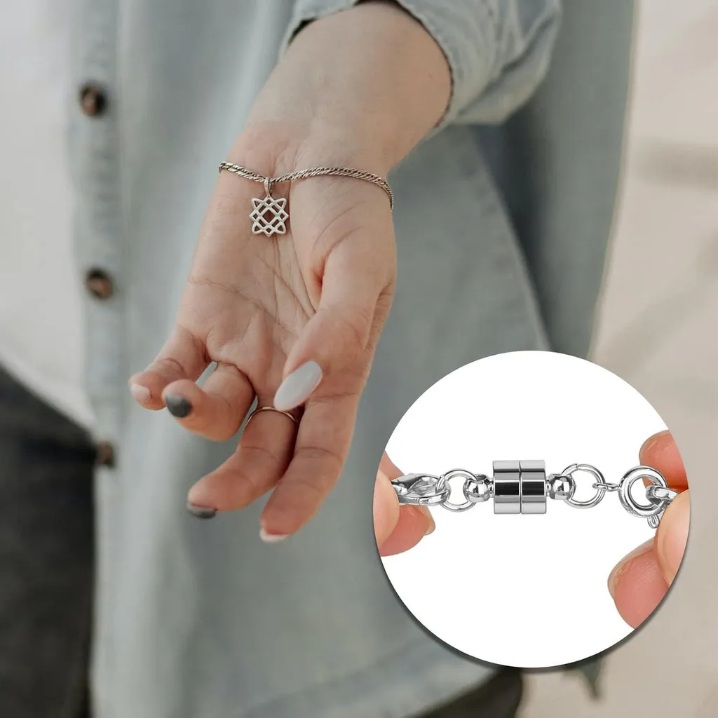 20 Paia Di Chiusure Magnetiche Per Gioielli Fai Da Te | Convertitori In Argento 925 Per Collane E Bracciali (Oro E Argento)