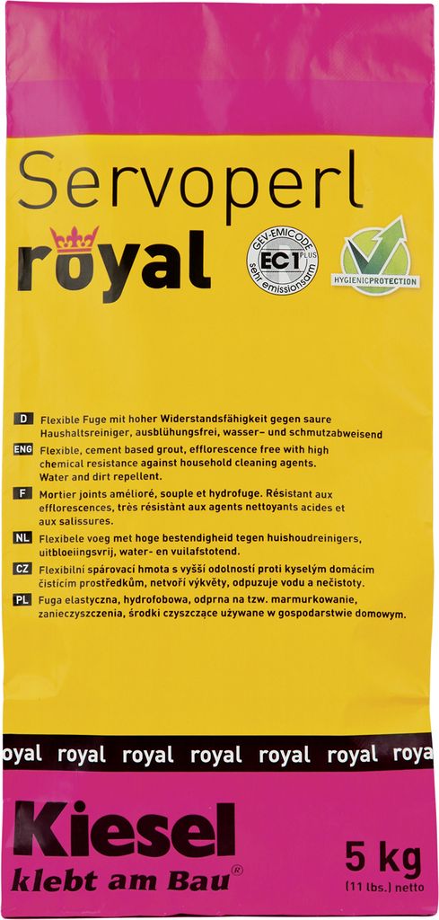 Kiesel Servoperl royal Fugenmasse 5kg Anthrazit