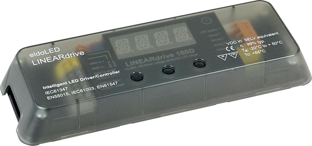 EldoLED LINEARdrive Constant Voltage eldoLED LIN180D DMX 4 Kanäle 4 Ausgänge 1,5A/Ch