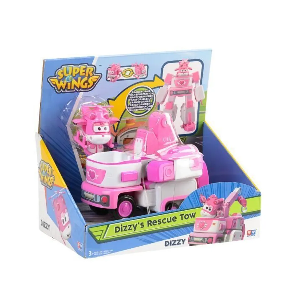 Robot Transformable Super Wings Dizzy Deluxe avec Sons et Lumières - 10