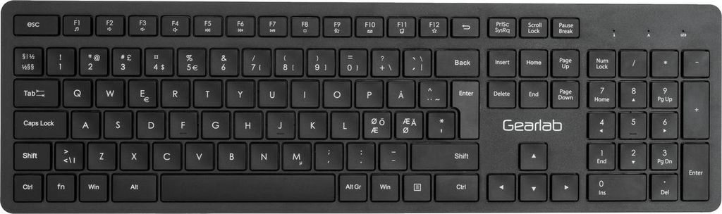 eSTUFF GLB212102 Tastatur Office USB QWERTY Nordic Schwarz