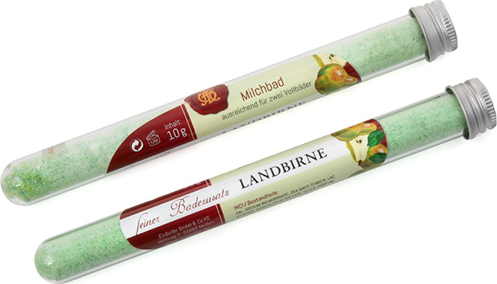 2 x Feines Milchbad Landbirne im Röhrchen Produktbild 